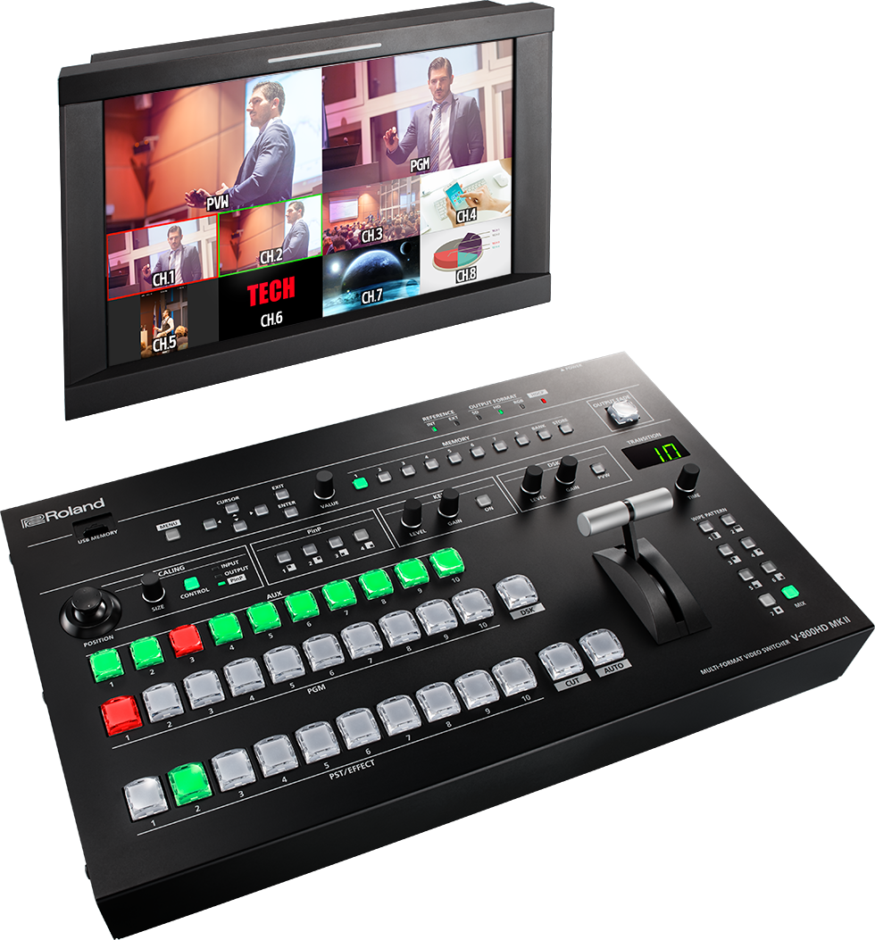 ROLAND V-800HD MK II MULTI-FORMAT VIDEO SWITCHER