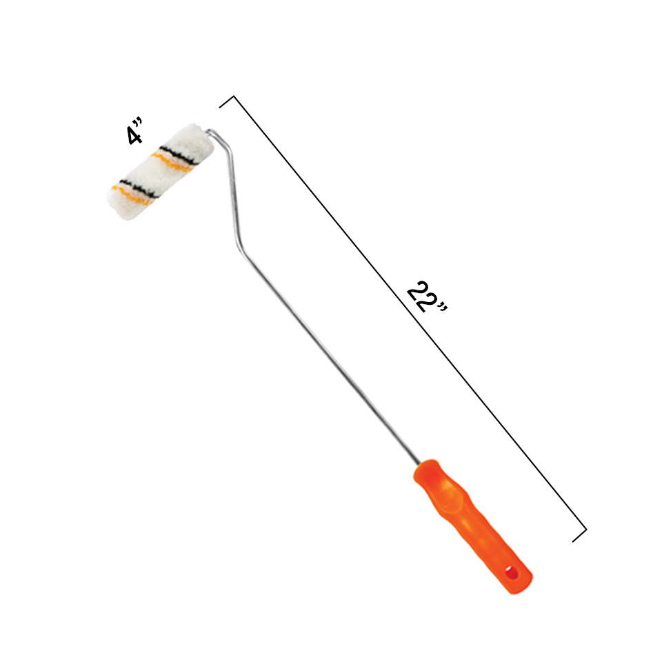 PUMPKIN PRO ลูกกลิ้งทาสี 4 มินิ รุ่นมืออาชีพด้ามยาว PTT-22RA 22"