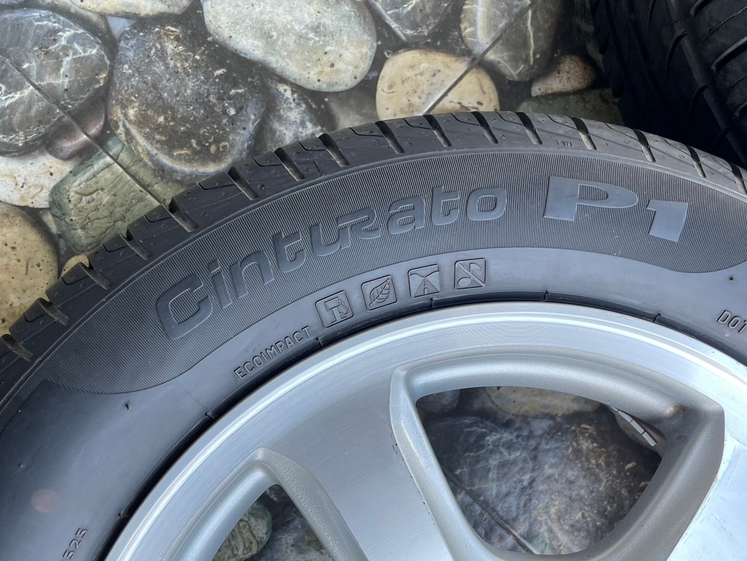 ล้อแม็กซ์ขอบ15 #Honda Civic 5x114 พร้อมยาง195/60R15 สภาพพร้อมใช้งาน