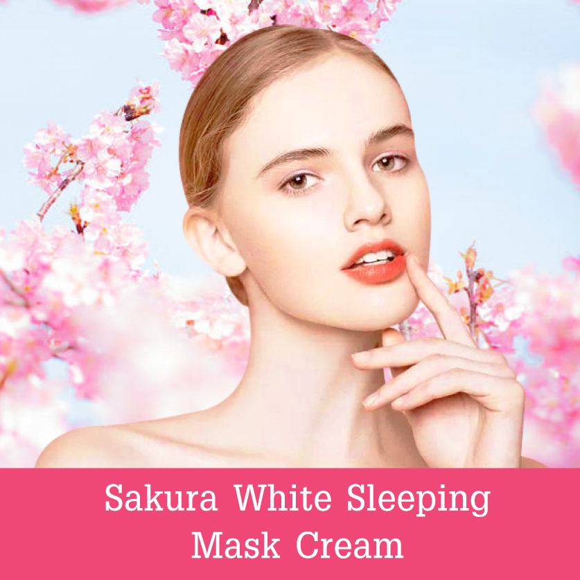 Sakura White Sleeping Mask Cream/ซากุระ ไวท์ สลีปปิ้งมาร์ค