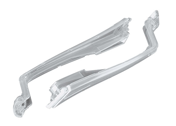 7950 LED lens, front, clear (left & right)