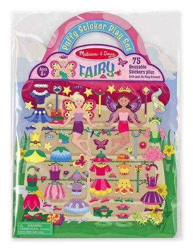 JBM172-9414 Puffy Reusable Sticker Set - Fairy