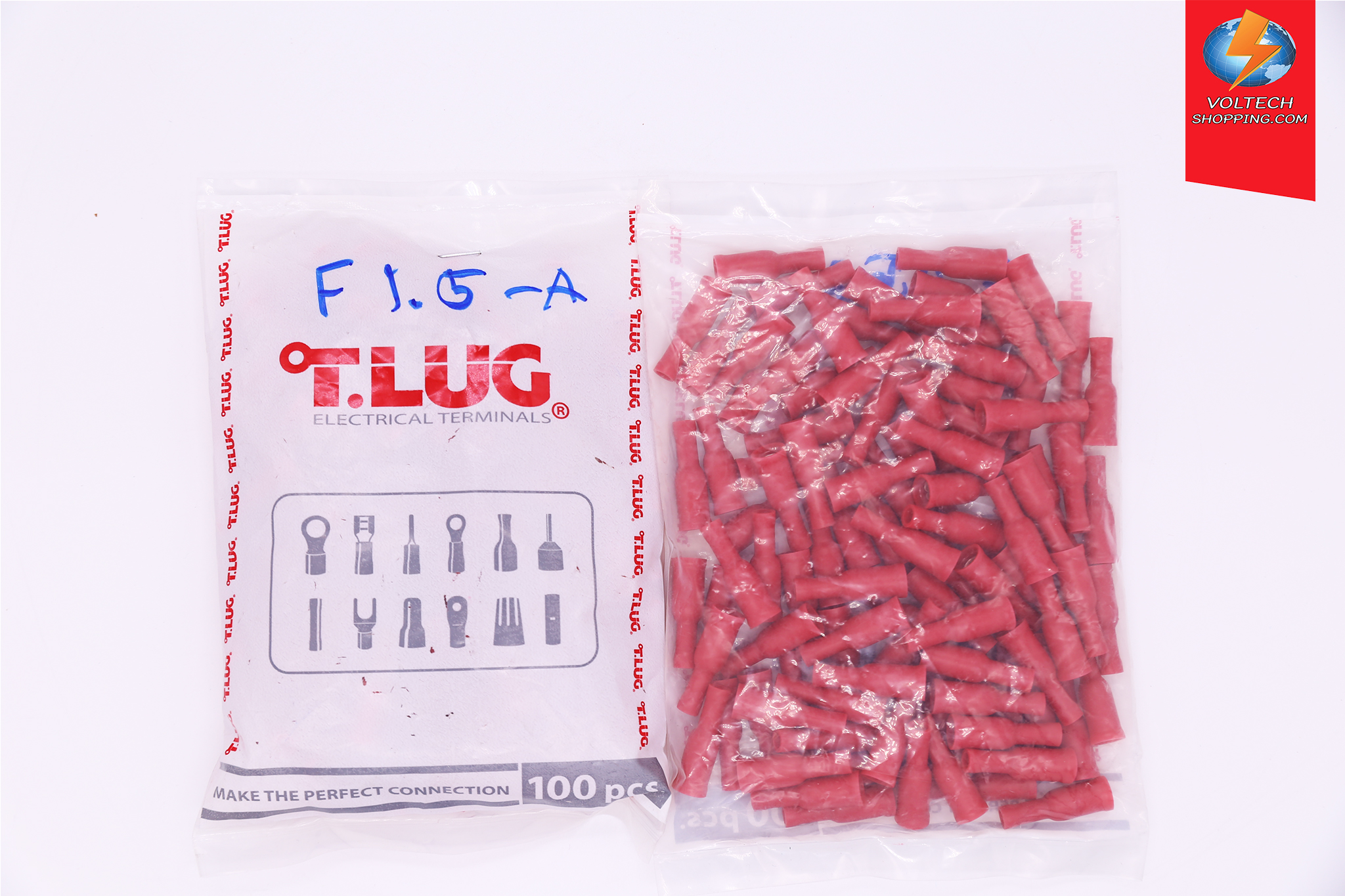 หัวเสียบตัวเมีย รุ่นกลมหุ้ม F 1.5 A