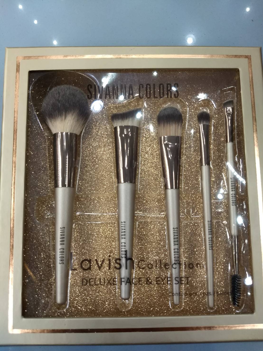 BR1706 เซตแปรงแต่งหน้า Sivanna Lavish Collection Deluxe Face&Eye Set