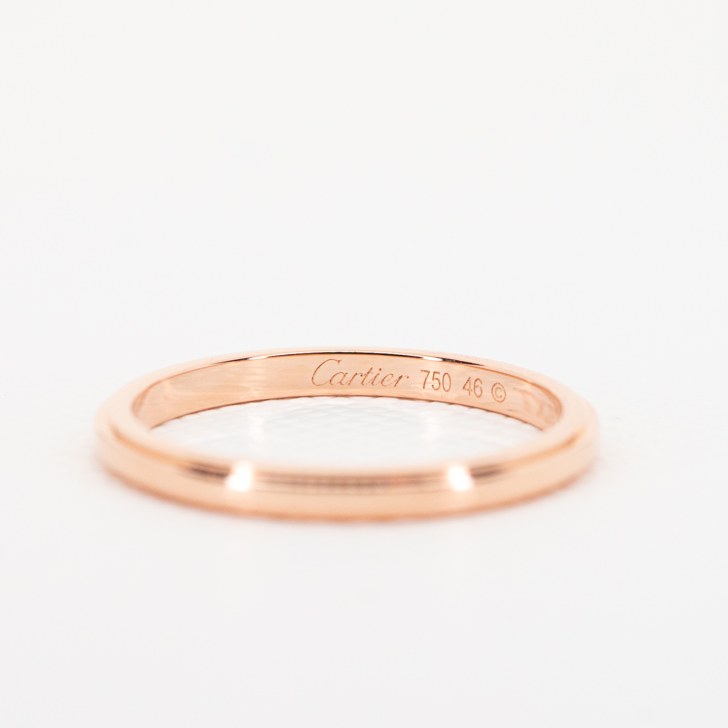 แหวน Cartier D'Amour Band ทองชมพู18K ไซส์ 46# (Used) +การ์ด