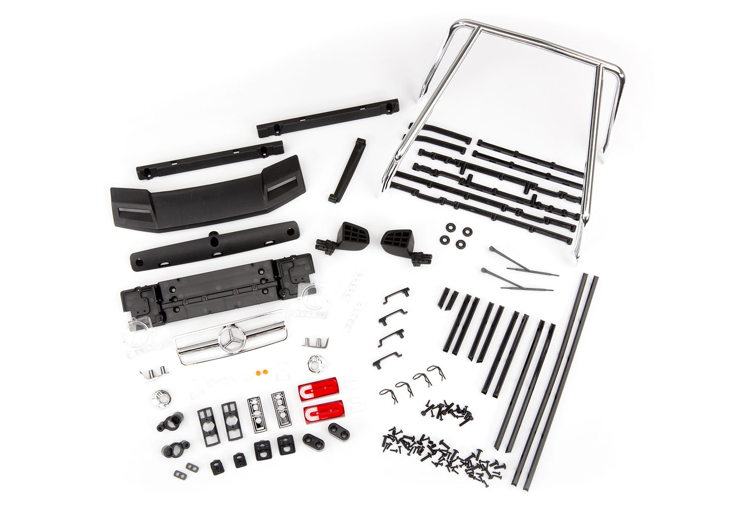 8825 Body, Mercedes-Benz® G 63® (clear, requires painting)/ decals/ window masks (includes grille, side mirrors, door handles, & windshield wipers)