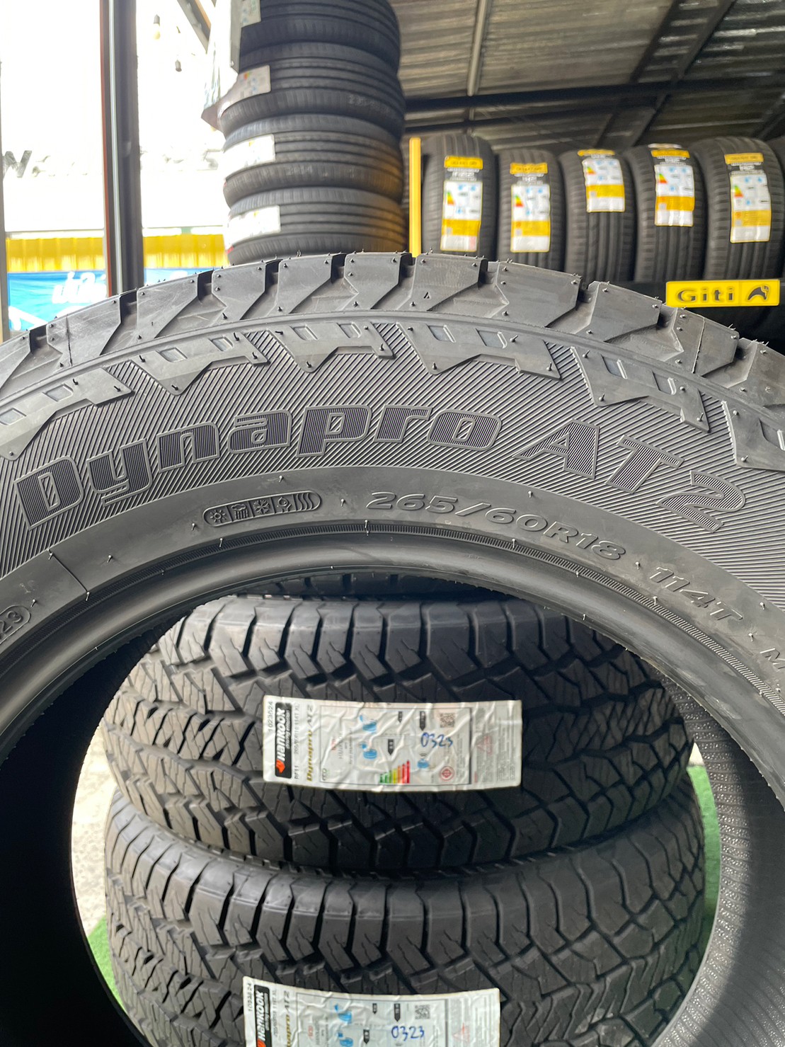 265/60R18 Hankook Dynapro AT2 ยางใหม่ปี20223
