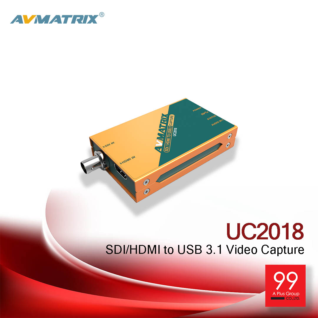 AVMatrix UC2018 3G/HD-SDI and HDMI to USB3.1 Capture