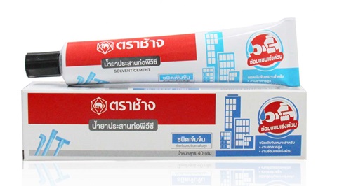 น้ำยาประสานท่อพีวีซี เอสซีจี เข้มข้น 40 กรัม