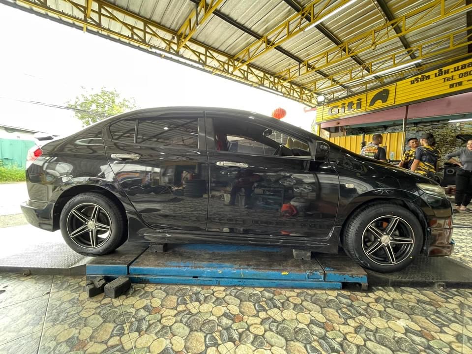 🚘เปลี่ยนยาง #HONDA_CITY #OTANI #EK1000 195/60R15🔥 🔥