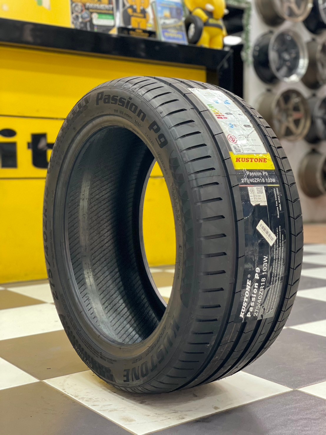 ยางใหม่ คูสโตน KUSTONE PASSION P9 275/40R18 ยางใหม่ปี2024