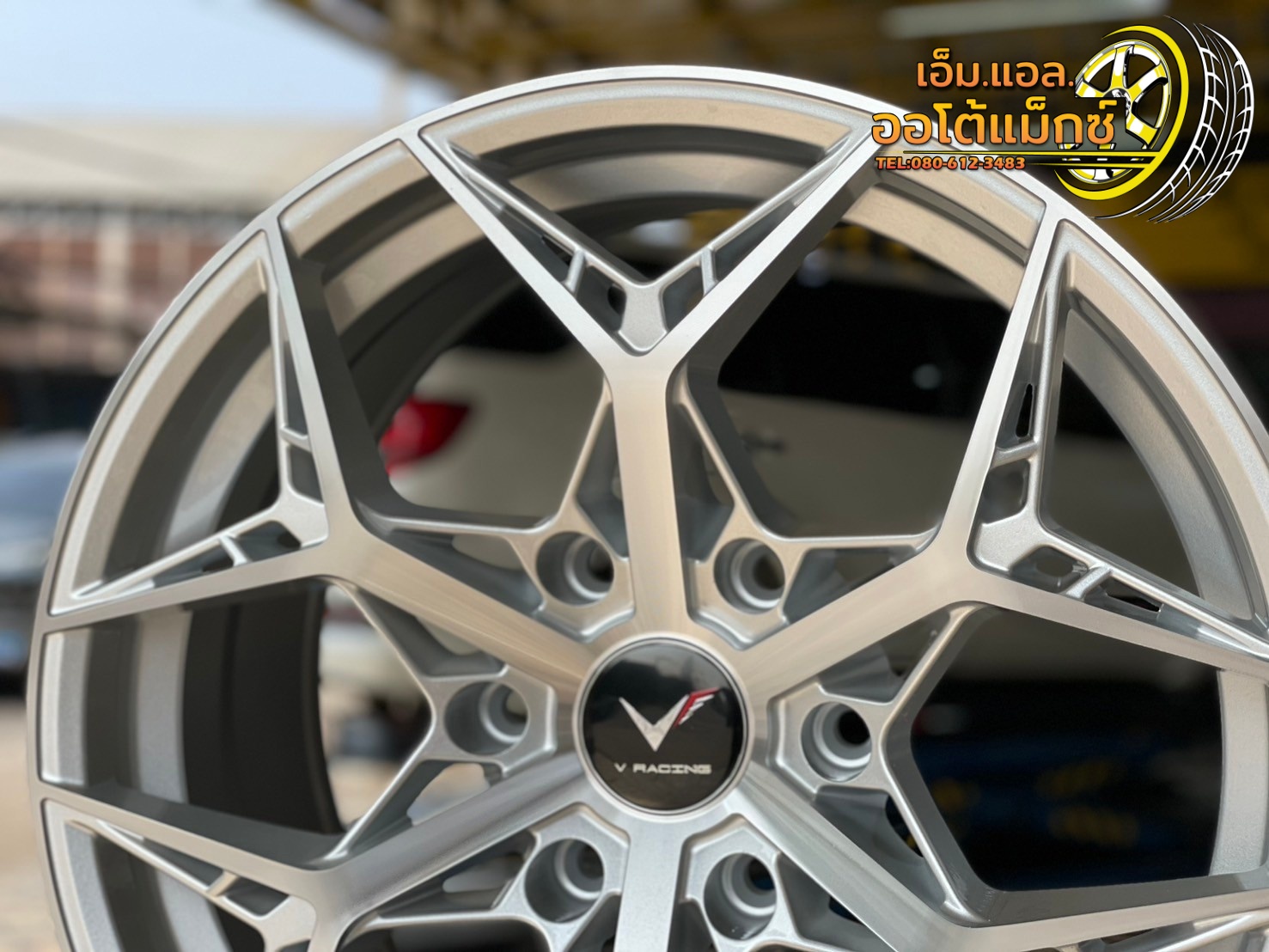 ล้อแม็กซ์ใหม่ขอบ18 #WheelPerformance Model HR-263 18x8.5 ET30 6x139.7 สีซิลเวอร์ขอบมิลลิ่งหน้าเงา ล้อมาตรฐานคุณภาพดี