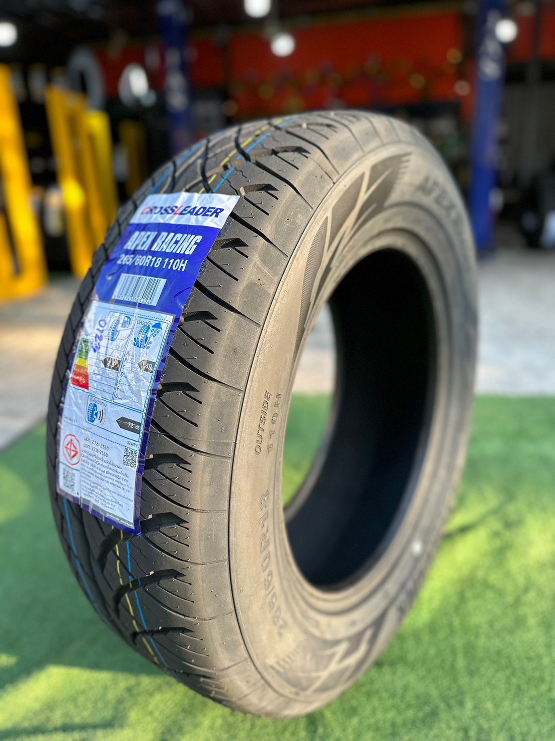 ยางใหม่ CROSSLEADER APEX RACING 265/60R18 ยางใหม่ปี 2023