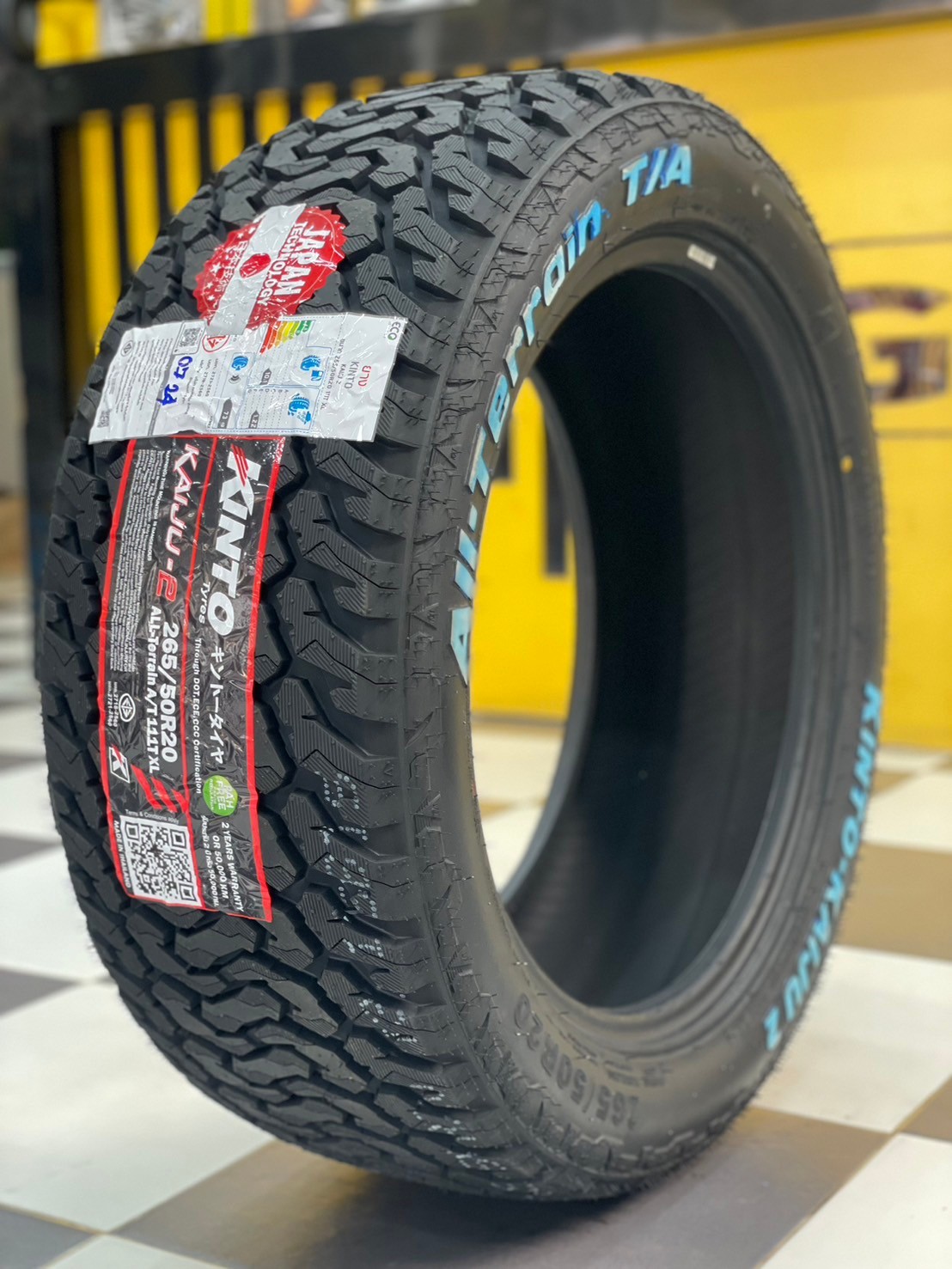 #KINTO #KAIJU2 A/T 265/50R20 ยางคุณภาพเทคโนโลยีญี่ปุ่น Made in Thailand ยางใหม่ปี2024