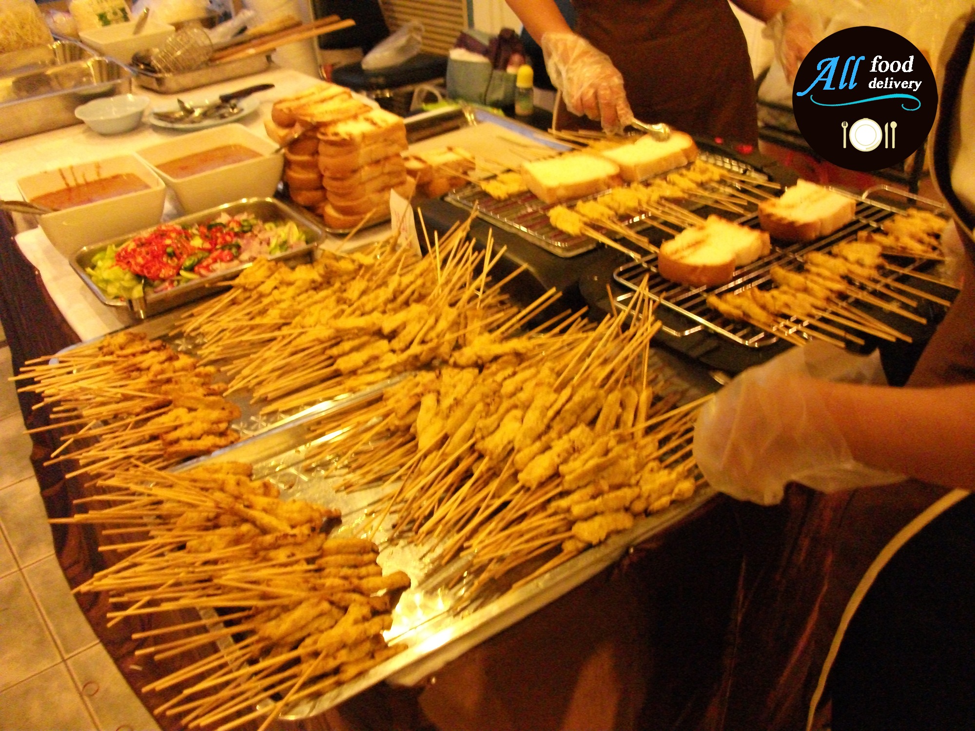 ซุ้มหมูสะเต๊ะ/ไก่สะเต๊ะ