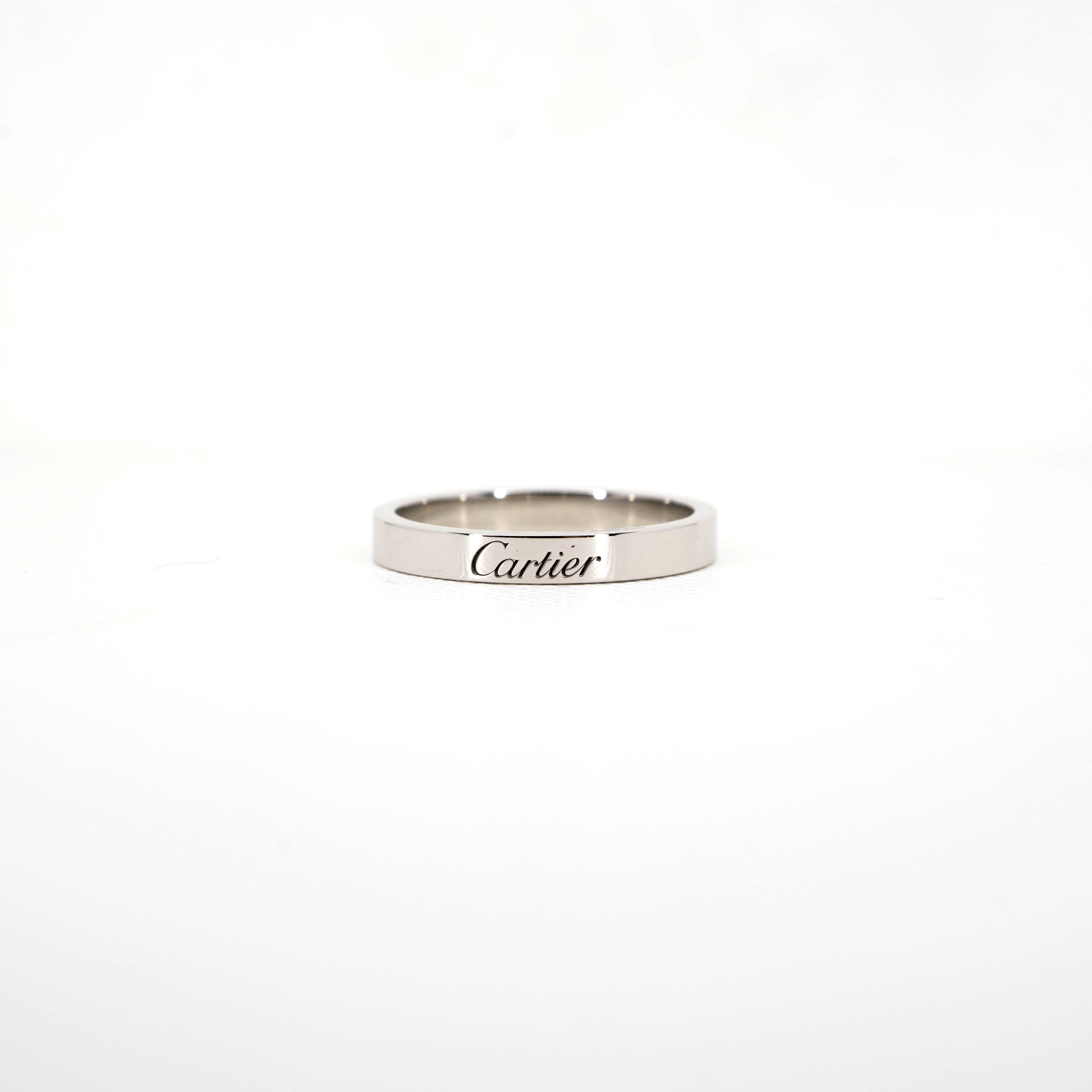 แหวน Cartier C De Cartier Band Platinum950 ไซส์ 58# (Used)