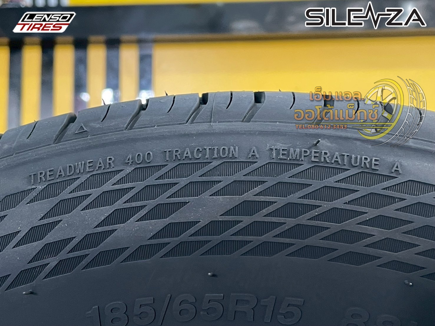 #ยางเลนโซ่ #LENSO TIRES #SILENZA 185/65R15 ยางใหม่ปี2025