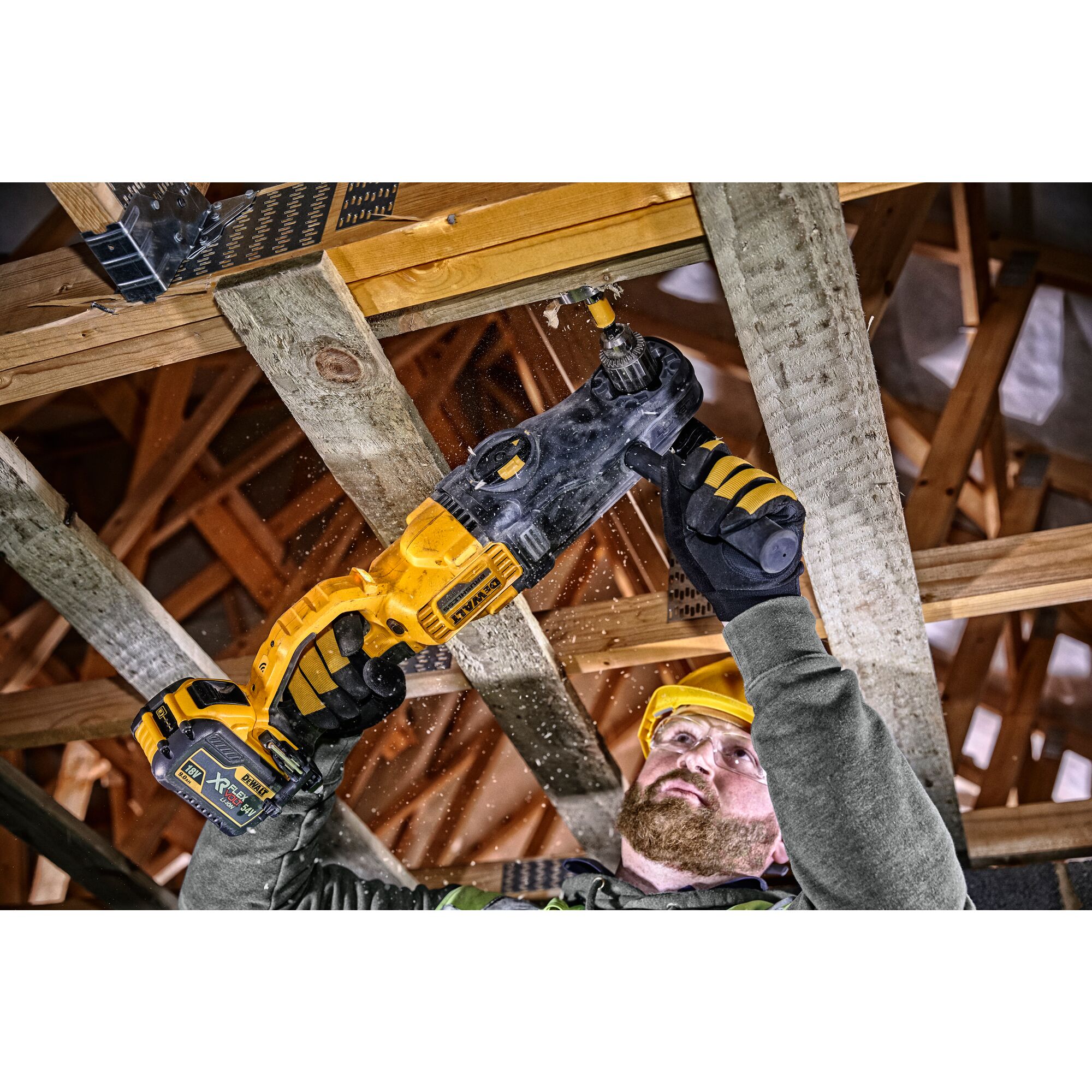 สว่านองศาแรงสูงไร้สาย ไร้แปรงถ่าน 60V MAX No.DCD470N-XJ DEWALT (เครื่องเปล่า)
