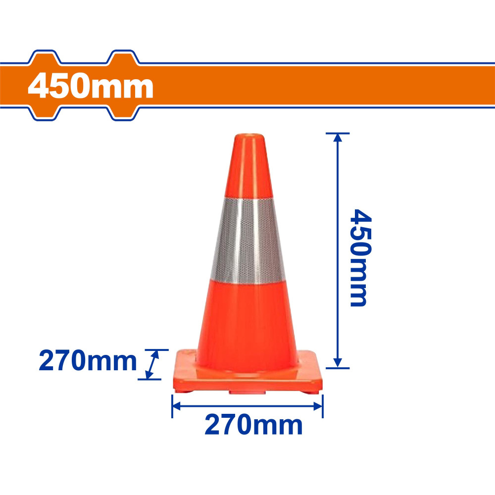 กรวยจราจร 45cm No.WYJ1A45 WADFOW