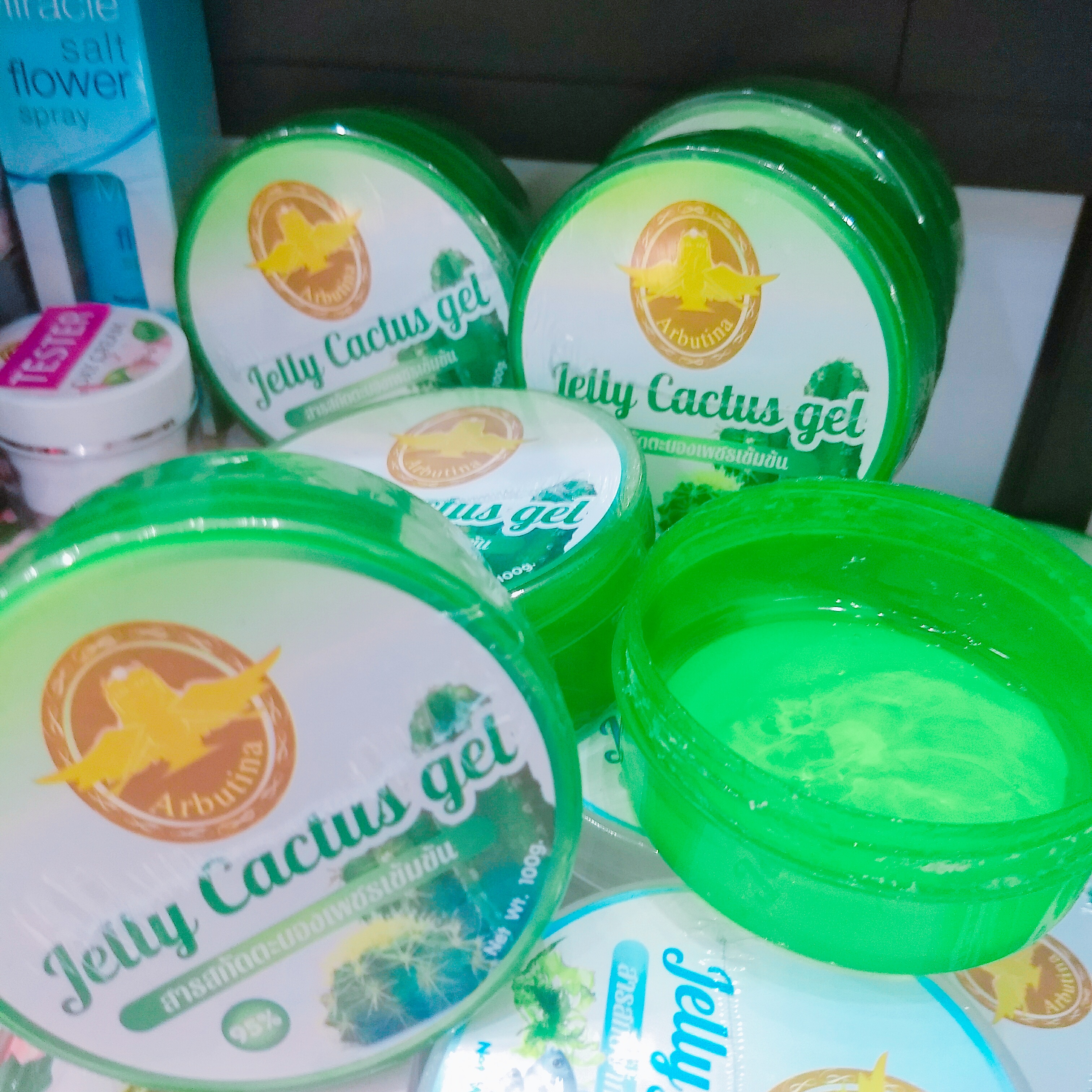 Gel jelly cactus Arbutina เจล ตะบองเพชร