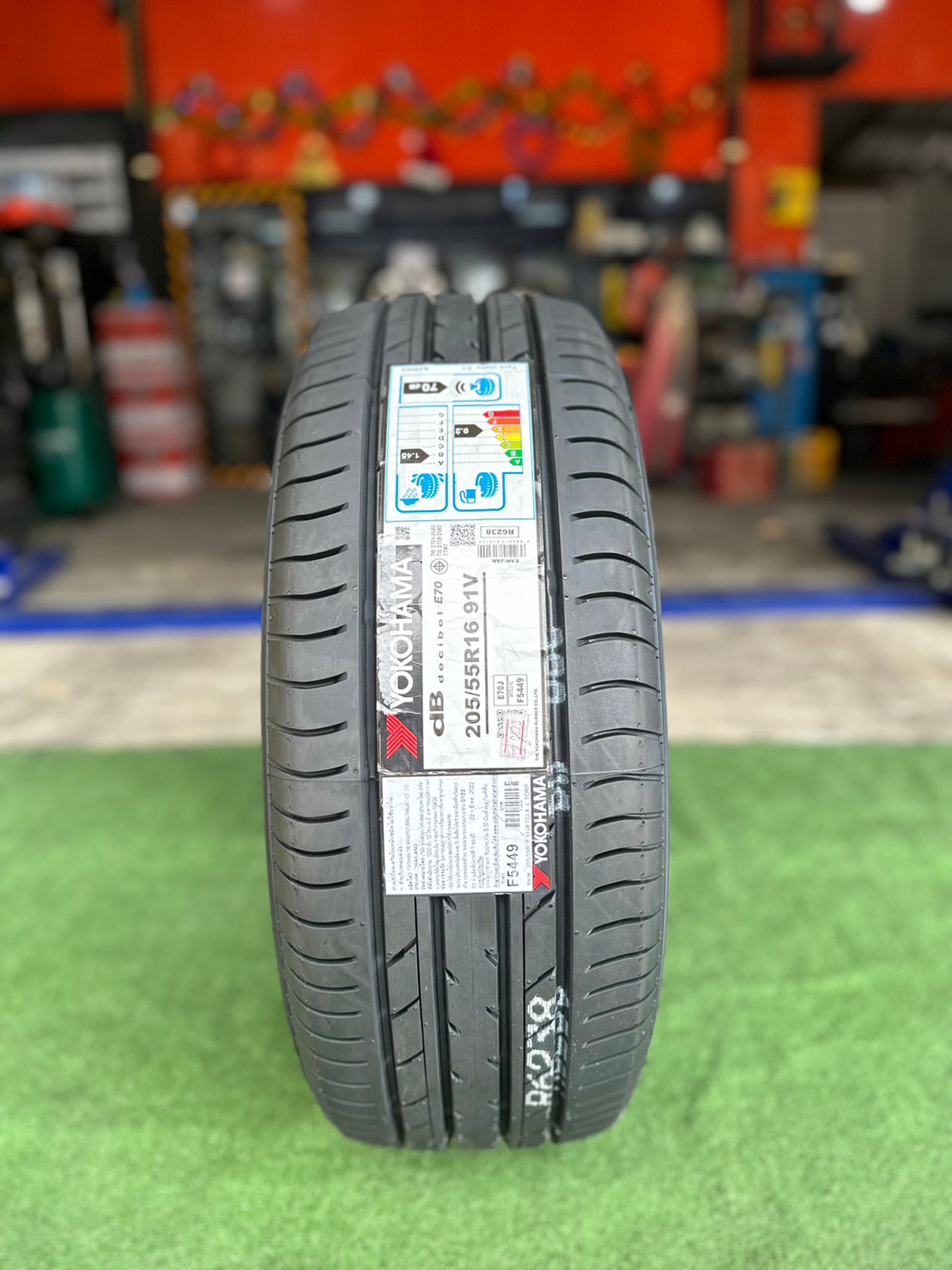 ยางใหม่YOKOHAMA E70 205/55R16 ยางใหม่ปี2023 ยางคุณภาพดี นุ่มเงียบ