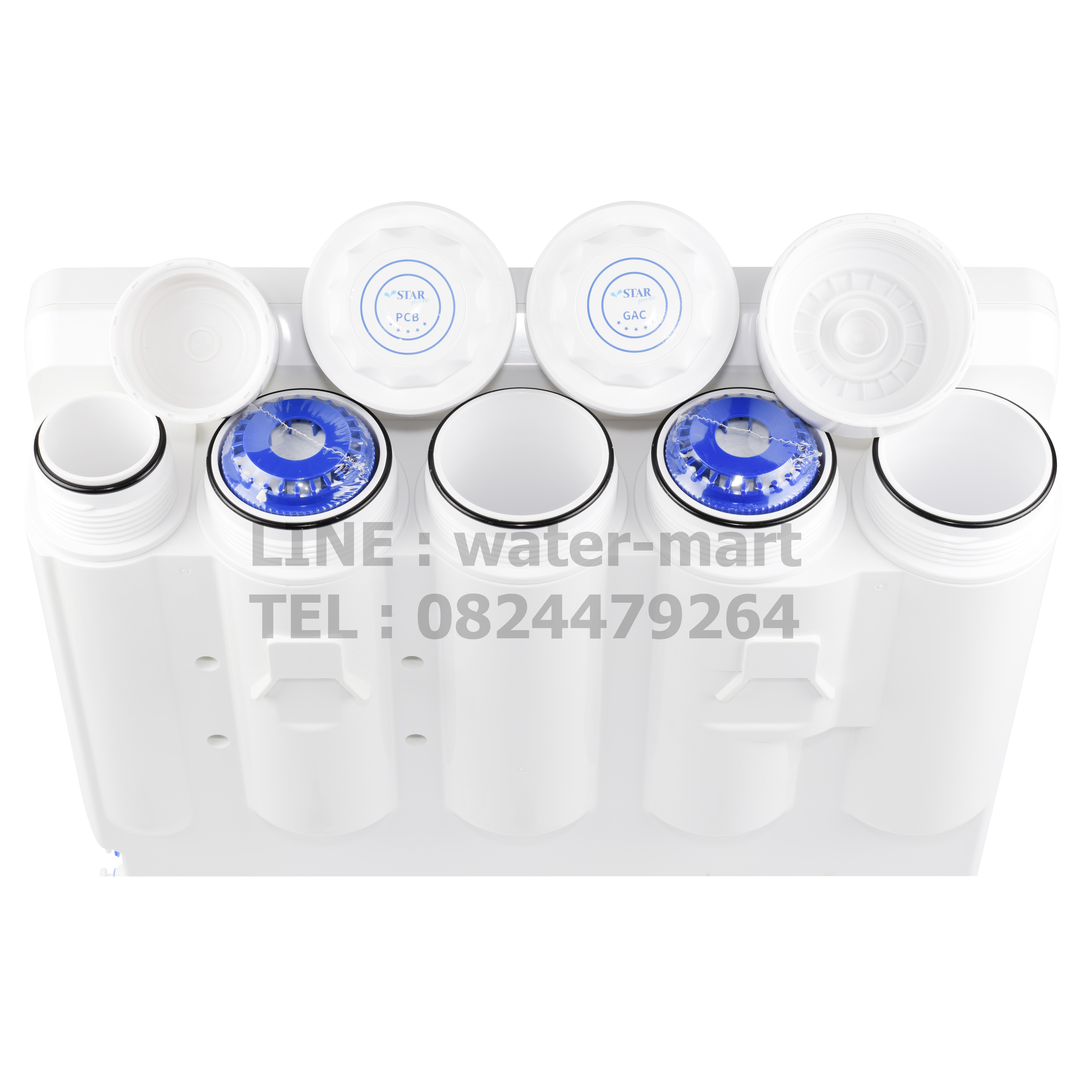 เครื่องกรองน้ำ STAR PURE ระบบ RO 150 GPD รุ่น RX-RG-5A ผลิตน้ำ 600 ลิตรต่อวัน