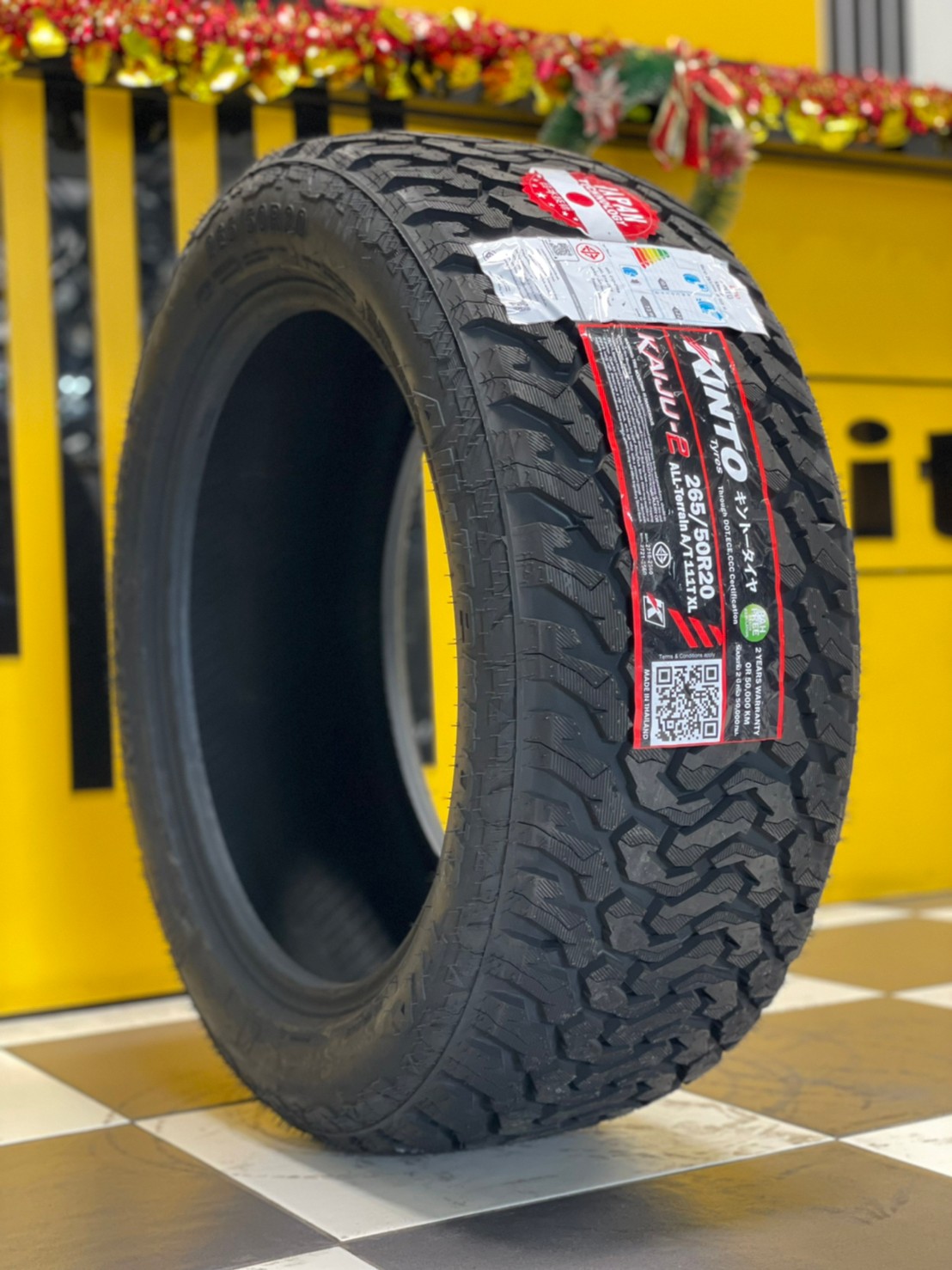 265/50R20 ยาง A/T KINTO KAIJU 2 ยางใหม่ปี2023