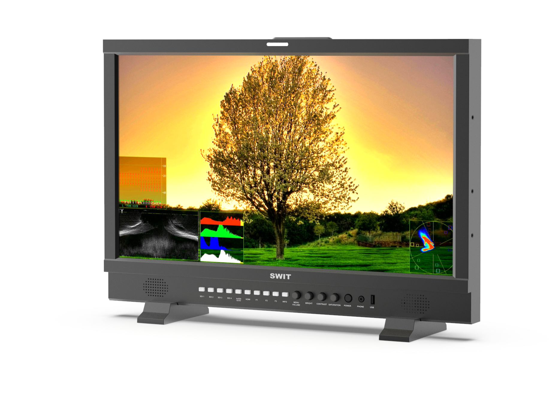 Swit BM-U243 23.8-inch 4K 12GSDI Studio LCD Monitor