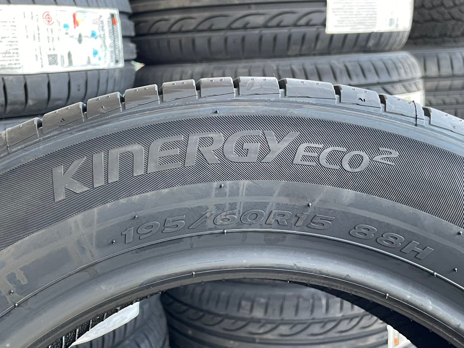 HANKOOK 195/60R15 รุ่น KINERGY ECO2 ยางใหม่ปี2024