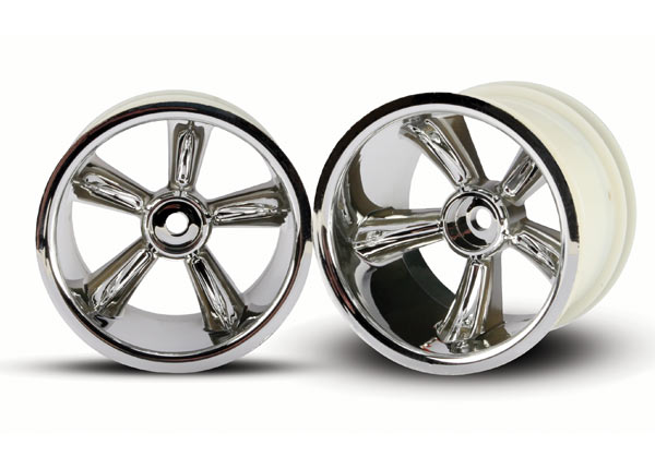 4172 TRX Pro-Star chrome wheels (2) (rear) (for 2.2" tires)