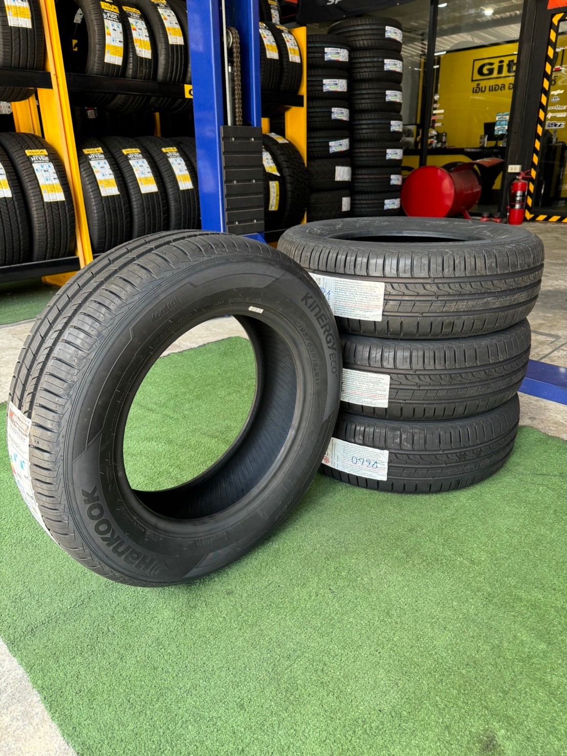 #HANKOOK 195/65R15 รุ่น KINERGY ECO2 ยางใหม่ปี2024