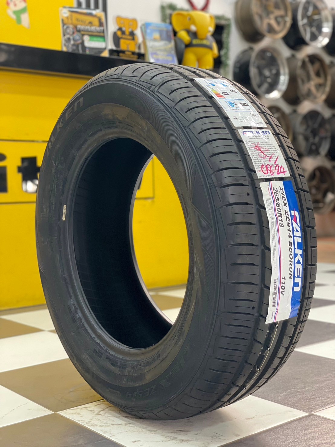 ยางใหม่ Falken ZE914 265/60R18 ยางใหม่ปี2024