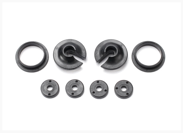 3768 Spring retainers, upper & lower (2)/ piston head set (2-hole (2)/ 3-hole (2))