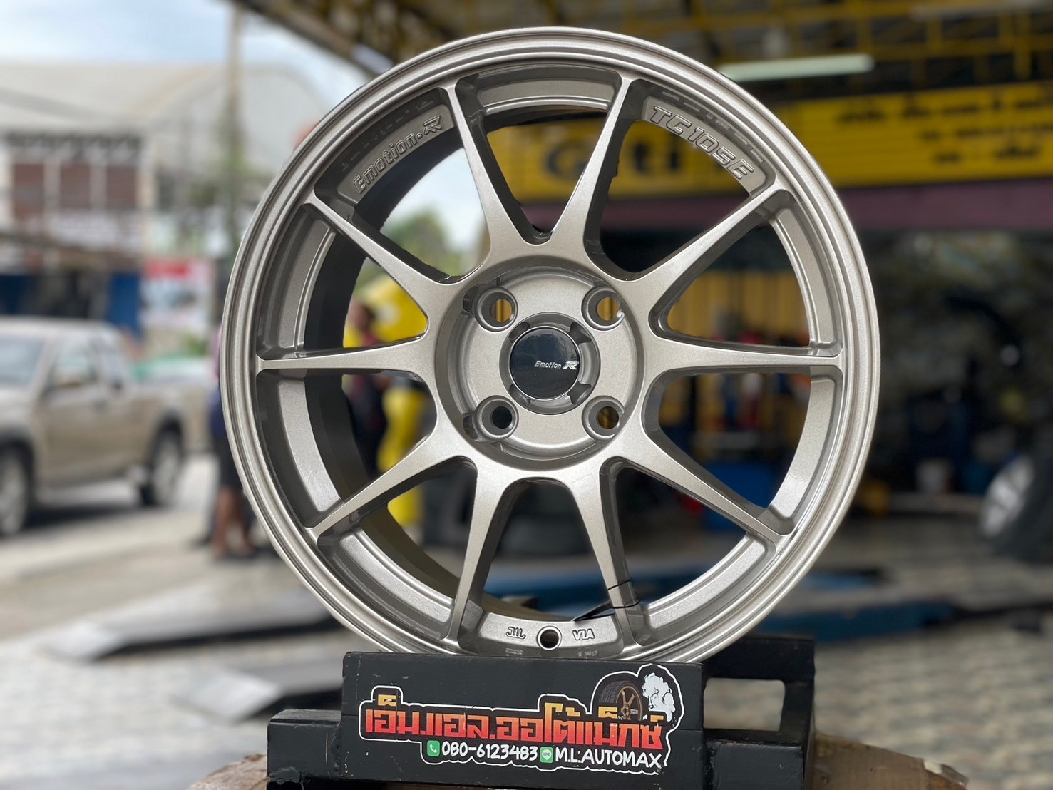 ล้อแม็กซ์ใหม่ขอบ15 #EmotionR#TC105E 15x7 4x100 ET35 SLMC