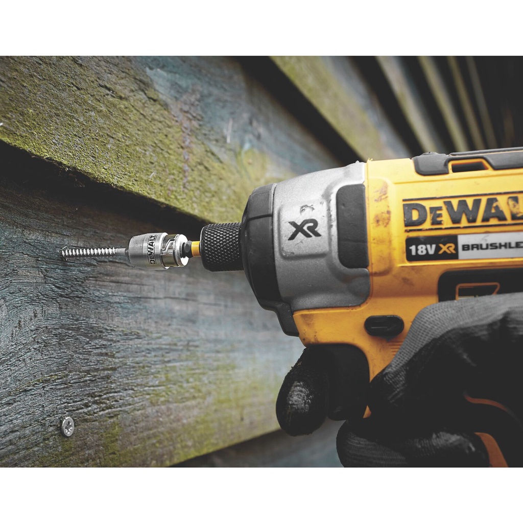ดอกไขควง PH2 FLEXTORQ ขนาด 50 มม 2 ชิ้น พร้อมปลอกแม่เหล็กแรงสูง รุ่น DT70536T-QZ DEWALT