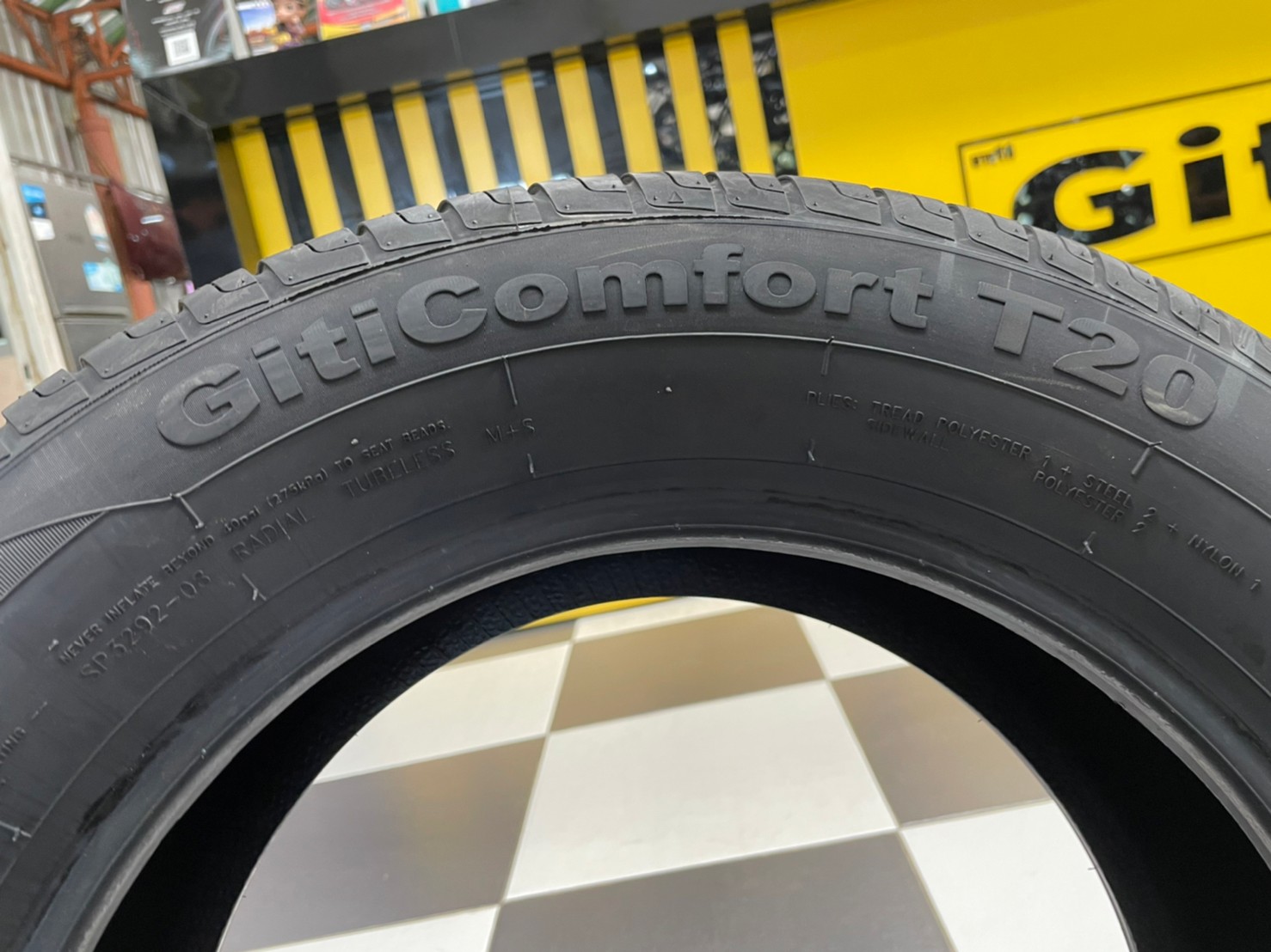 ยางใหม่ GITI ComfortT20 185/65R14 ยางใหม่ปี2022 ราคาโปรโมชั่นพิเศษ พร้อมติดตั้งฟรี