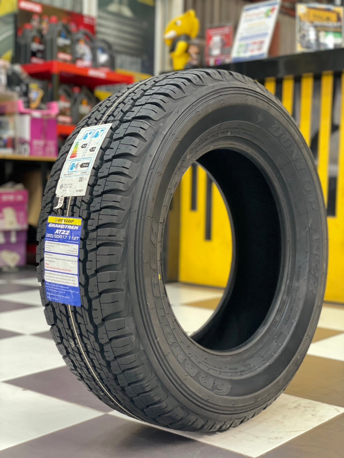 💥💥ยางใหม่ดันลอป #DUNLOP GRANDTREK AT22 265/65R17 ยางปีผลิต2024