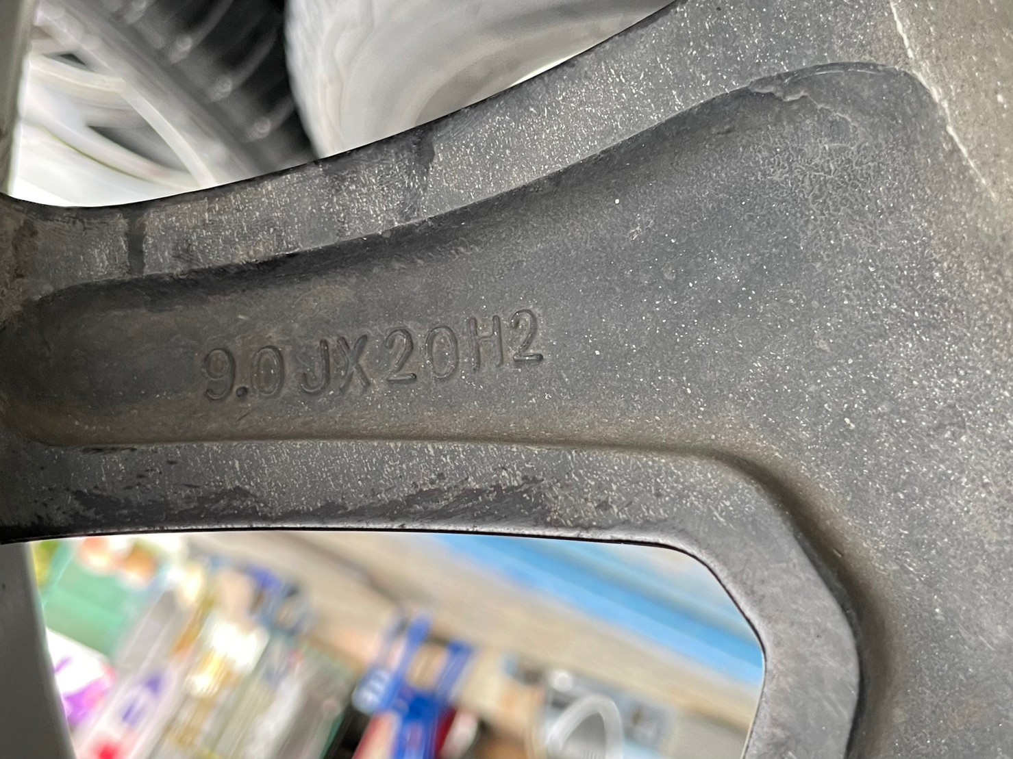 #ล้อแม็กซ์มือสองขอบ20 #Infinity 20x9 ET20 #6x139.7 สีดำขอบเงาพร้อมยาง 265/50R20 ยางปี20