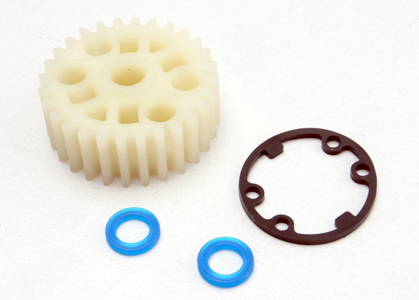 5414X Gear, center differential (Revo)/ X-ring seals (2)/ gasket (1) (Replacement gear for 5414)