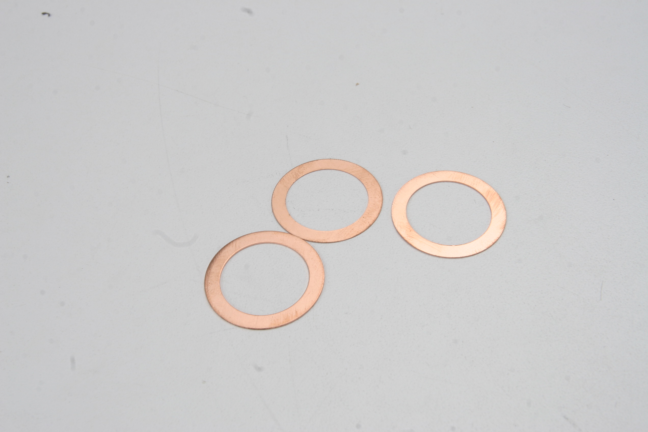 5292 Gaskets, cooling head: 0.20, 0.30, 0.40mm (1 each) (0.30mm stock) (TRX® 3.3)