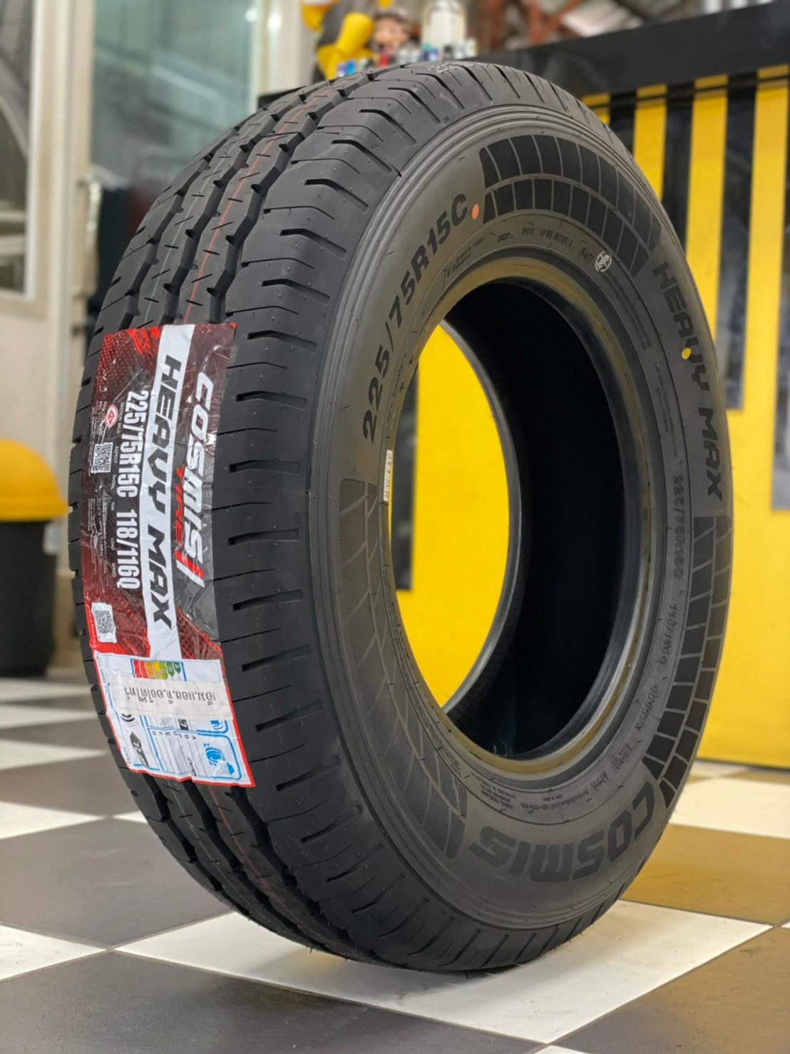 COSMIS Harvey MAX 225/75R15C 12PR ยางใหม่สายบรรทุก ห้ามพลาดยาง12ชั้นผ้าใบ ยางใหม่ปี2022