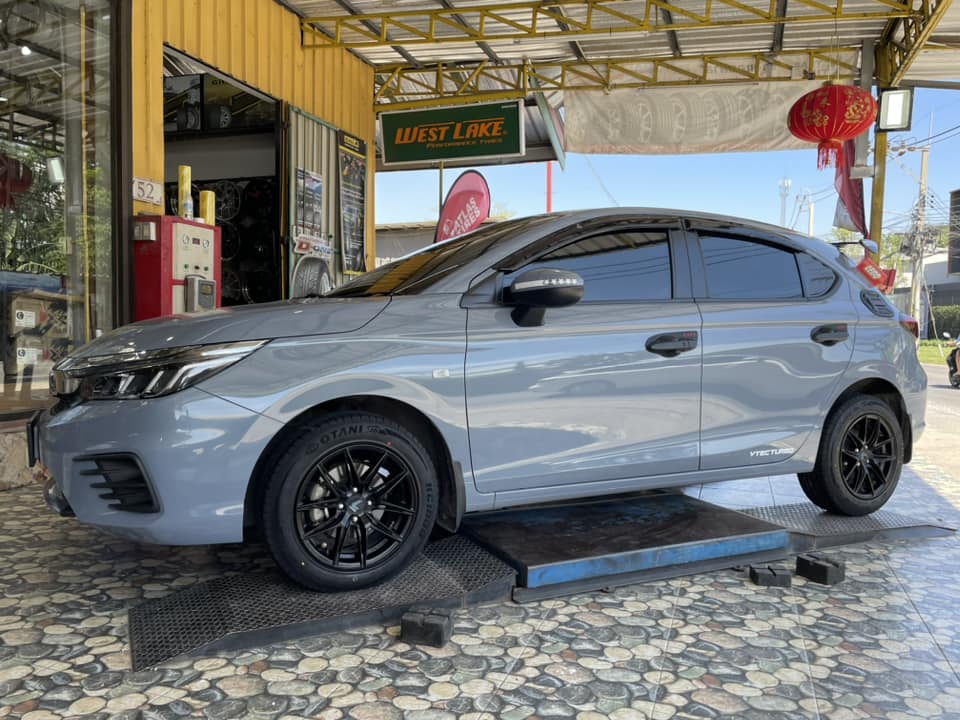 #HONDA_CITY #TURBO OTANI KC1000 195/60R15🔥 🔥ยางใหม่ปี2024 🔥🔥