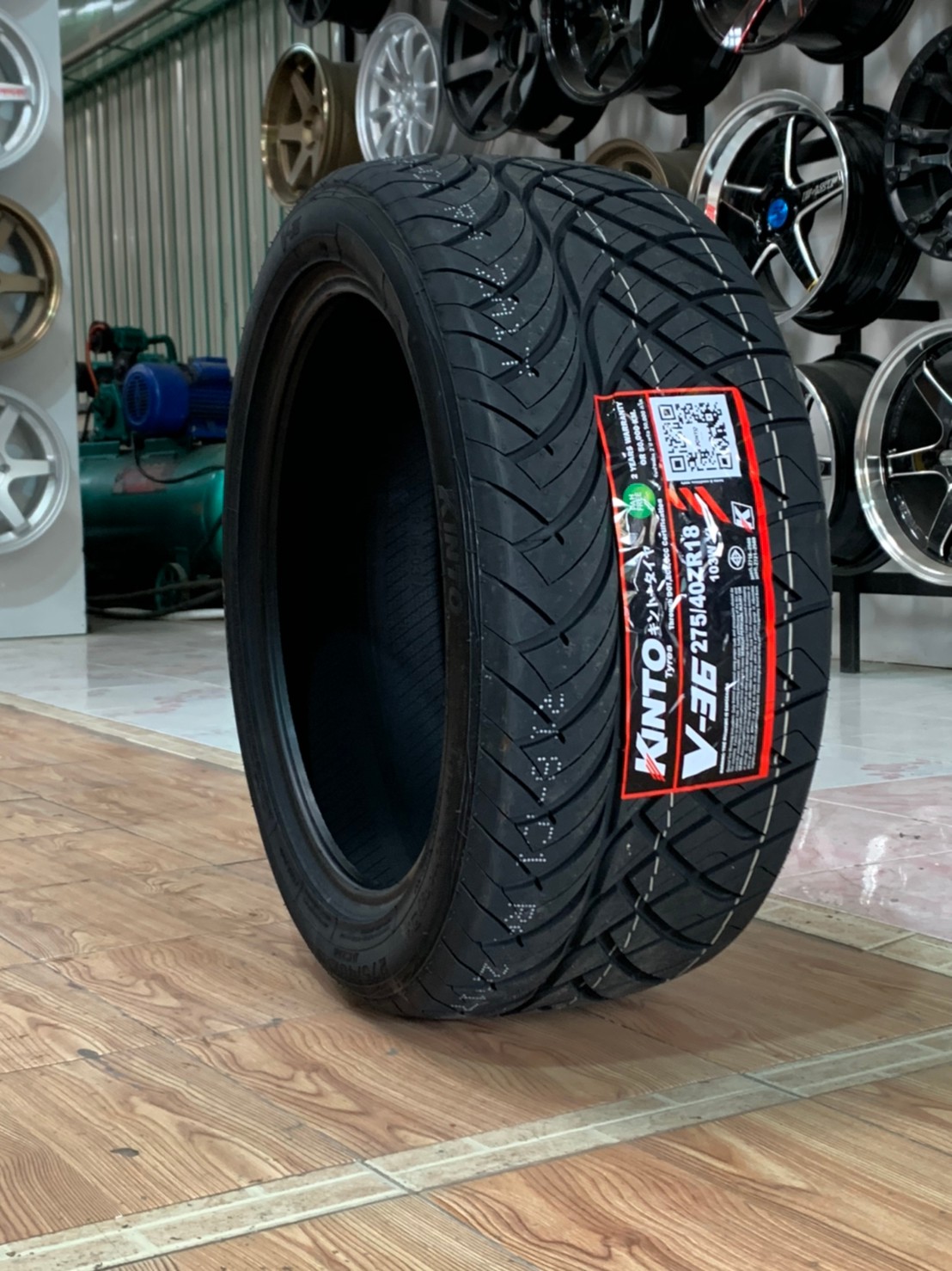 KINTO V-36 275/40R18 ยางสปอร์ตลายซิ่งคุณภาพดีนุ่มหนึบ ยางสายพันธุ์ญี่ปุ่น