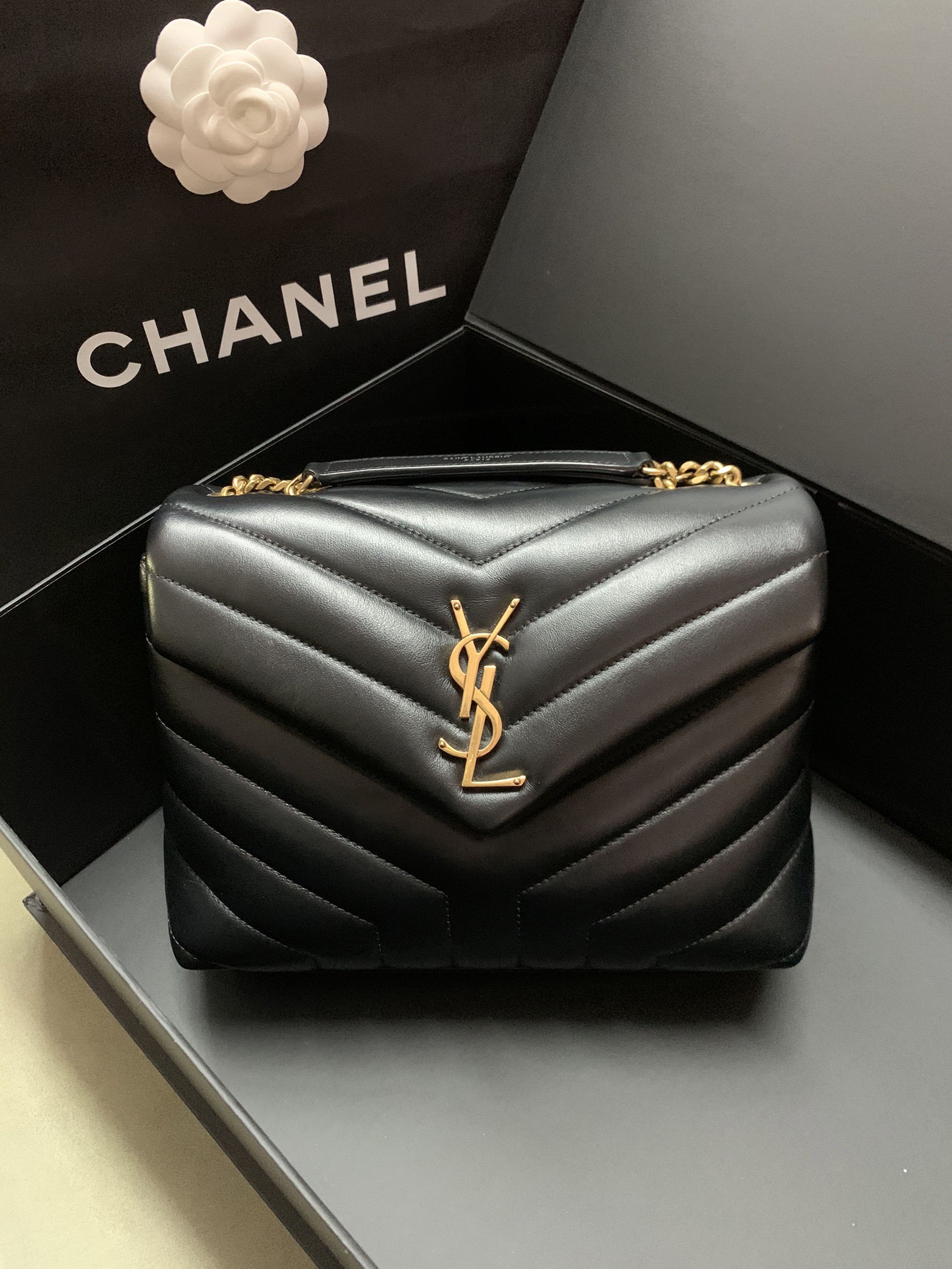 YSL luelue small black อะไหล่ทองวินเทจ Y21 ช็อปไทย