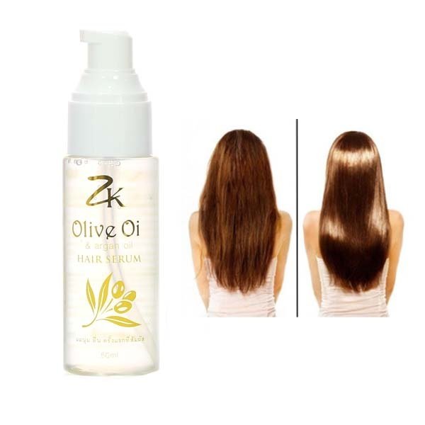 Olive Oil and Argan Oil Hair Serum เซรั่ม ดูแลเส้นผม น้ำมันมะกอก