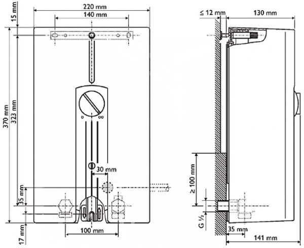เครื่องทำน้ำร้อน STIEBEL ELTRON รุ่น DHF 13C