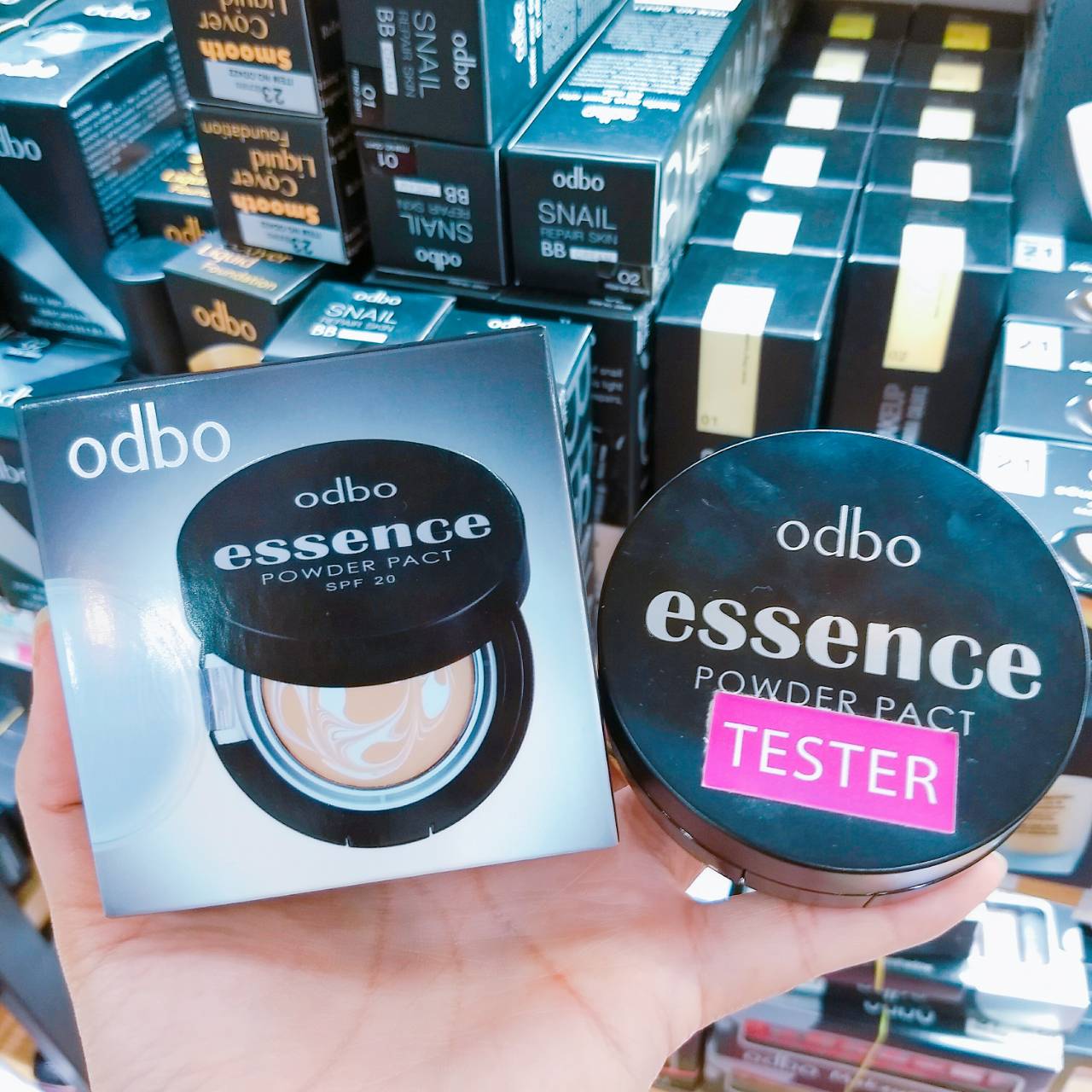 Obdo essence powder pact spf20 od624 โอดีบีโอ เอสเซ้นส์ พาวเดอร์ แพ็ค เอสพีเอฟ20
