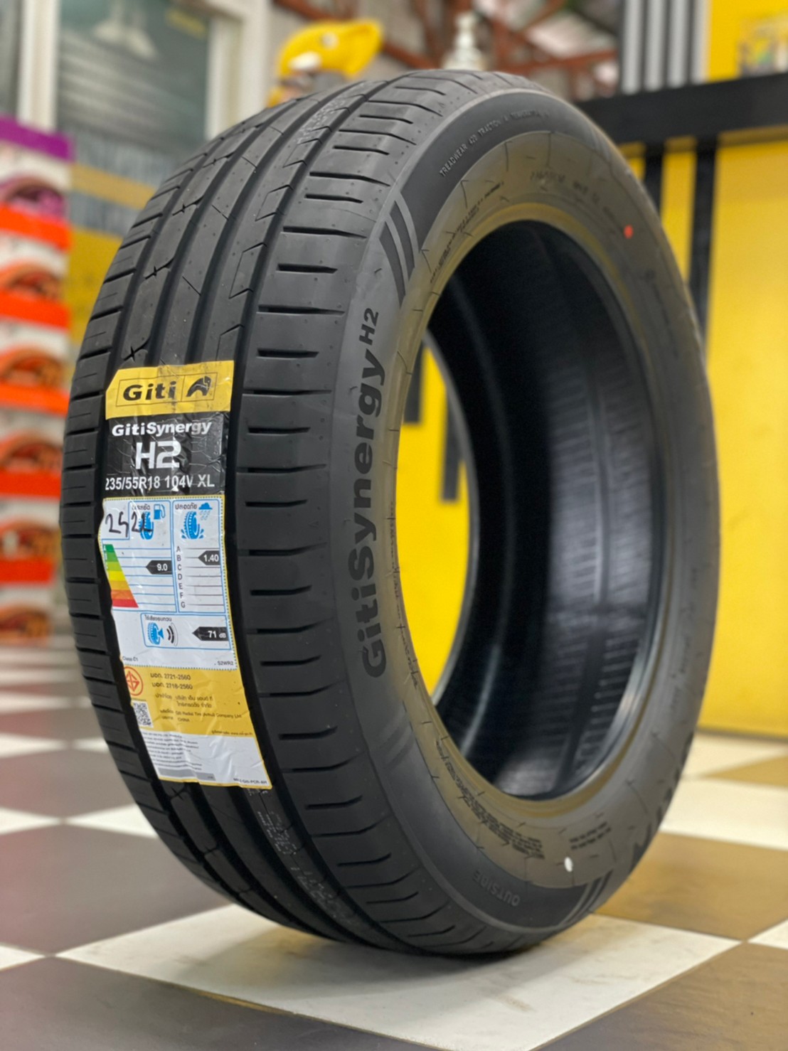 235/55R18 GITI Synergy H2 ยางสมรรถนะสูงคุณภาพดี ราคาโปรโมชั่นพิเศษ พร้อมติดตั้งฟรี