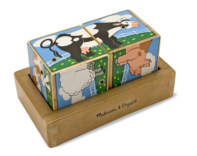JBM209-1196 Sound Blocks - Farm Age: 2-5 Years