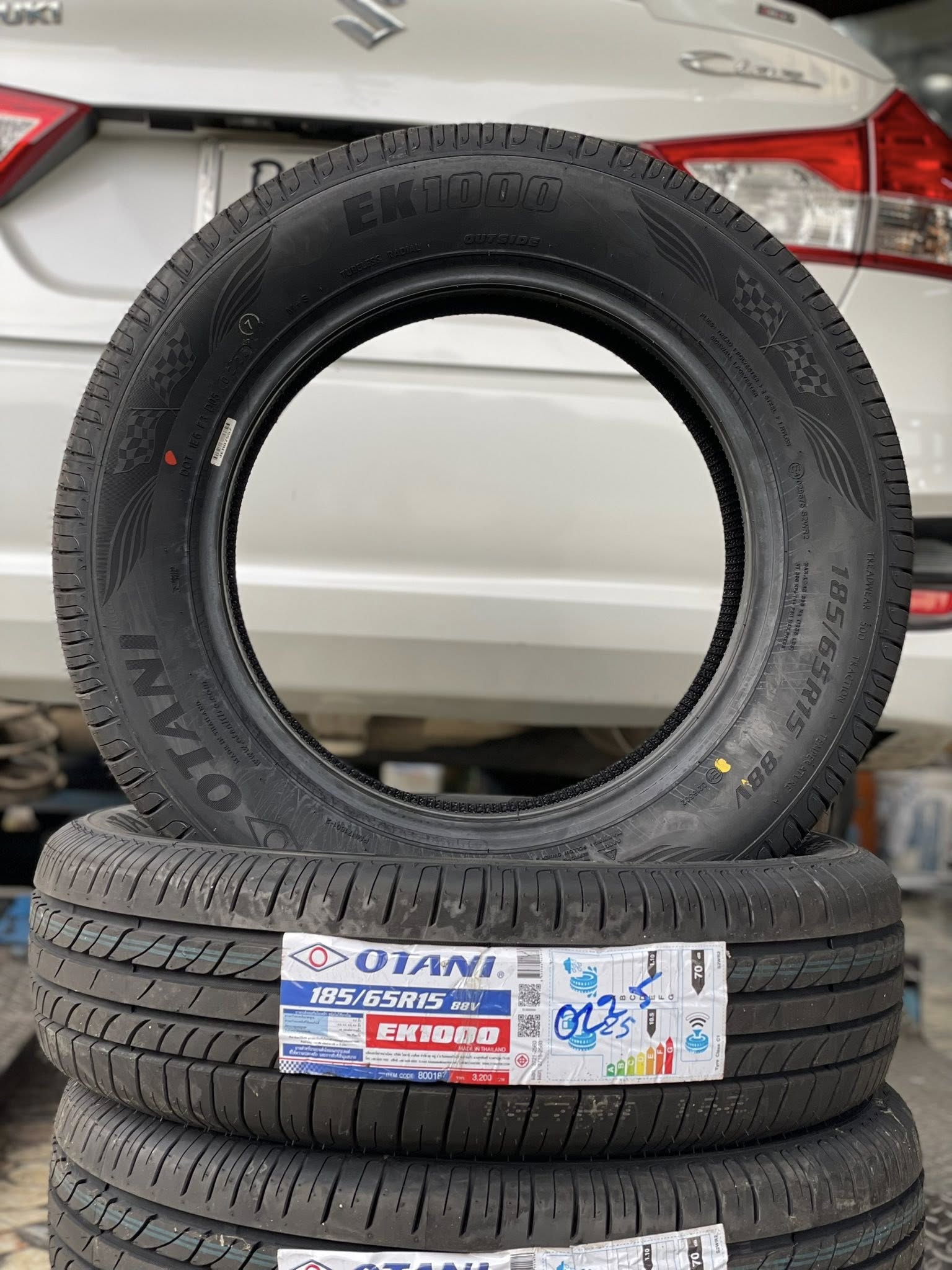 SUZUKI_CIAZ 🚘เปลี่ยนยาง 🛞🐘#OTANI_EK1000_185/65R15